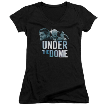 Under the Dome Character Art - Juniors V-Neck T-Shirt Juniors V-Neck T-Shirt Under the Dome