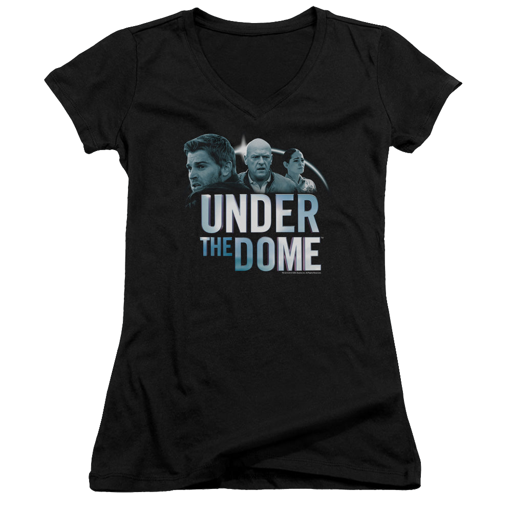 Under the Dome Character Art - Juniors V-Neck T-Shirt Juniors V-Neck T-Shirt Under the Dome