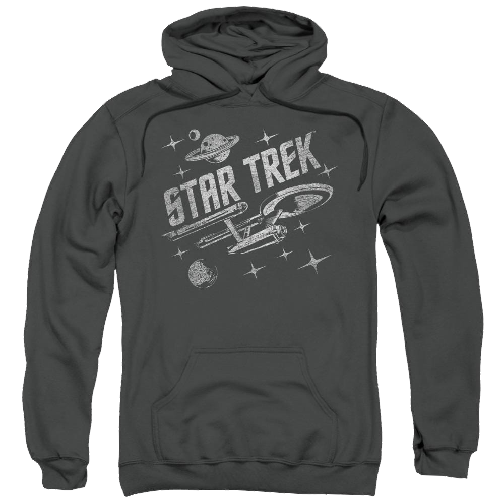 Star Trek Through Space Pullover Hoodie Pullover Hoodie Star Trek