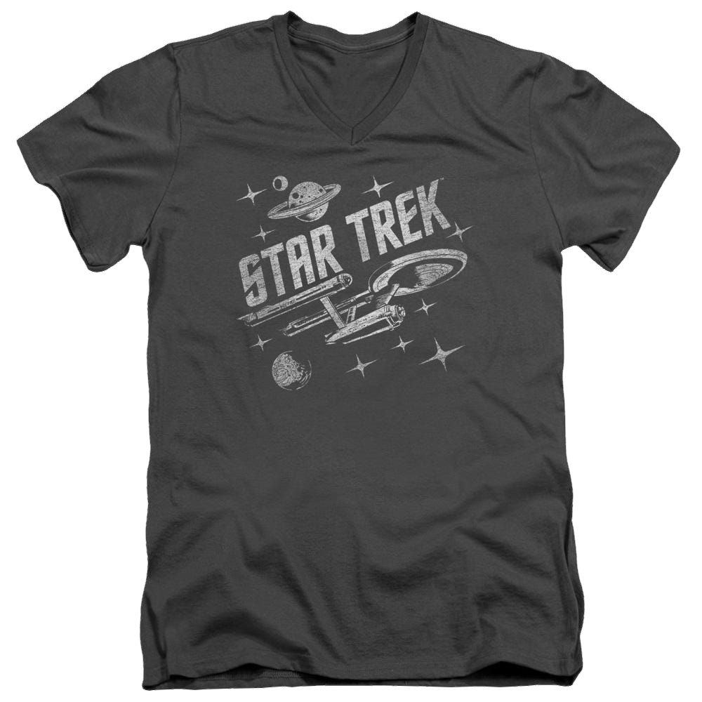 Star Trek Through Space Men's V-Neck T-Shirt Men's V-Neck T-Shirt Star Trek