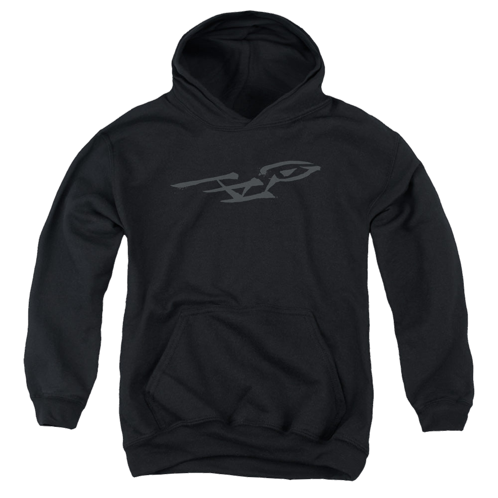 Star Trek The Original Series Bushwork Enterprise - Youth Hoodie Youth Hoodie (Ages 8-12) Star Trek