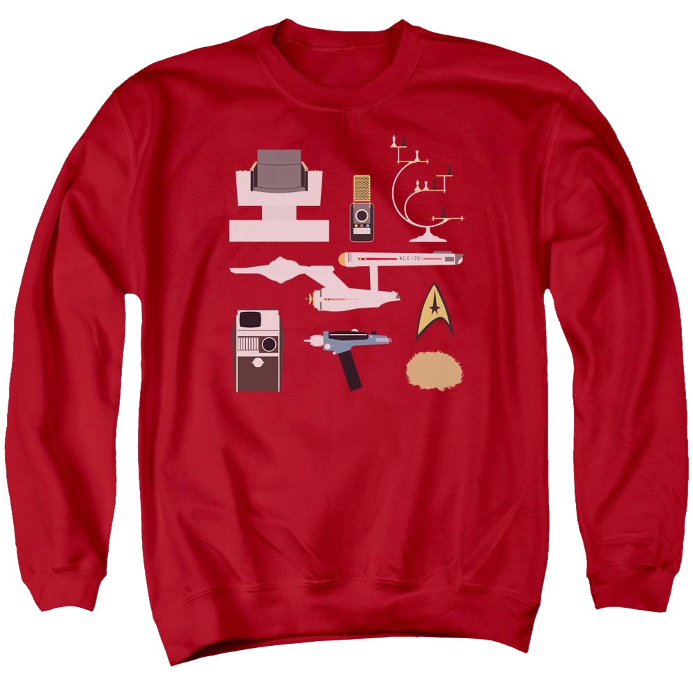 Star Trek Tos Gift Set Men's Crewneck Sweatshirt Men's Crewneck Sweatshirt Star Trek