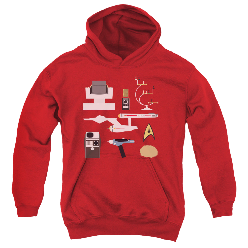 Star Trek The Original Series Tos Gift Set - Youth Hoodie Youth Hoodie (Ages 8-12) Star Trek