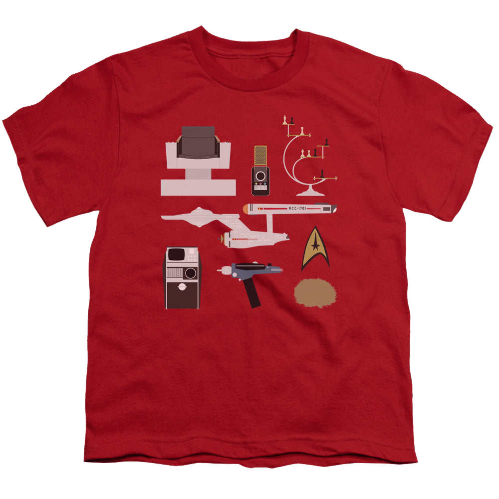 Star Trek The Original Series Tos Gift Set - Youth T-Shirt Youth T-Shirt (Ages 8-12) Star Trek