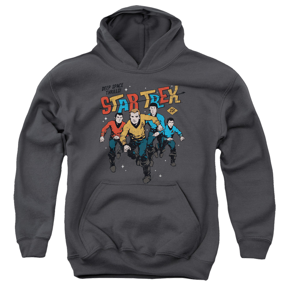 Star Trek The Original Series Deep Space Thrills - Youth Hoodie Youth Hoodie (Ages 8-12) Star Trek