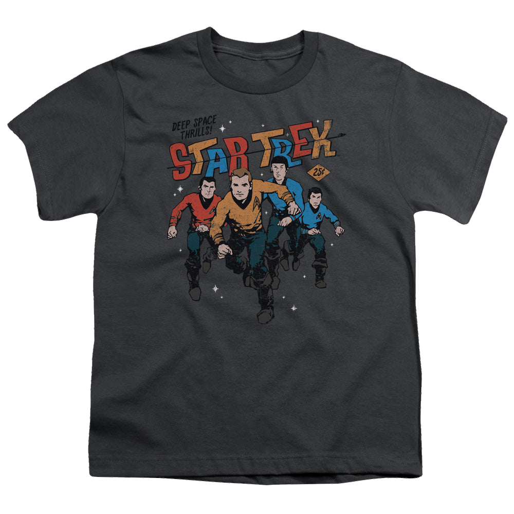 Star Trek The Original Series Deep Space Thrills - Youth T-Shirt Youth T-Shirt (Ages 8-12) Star Trek