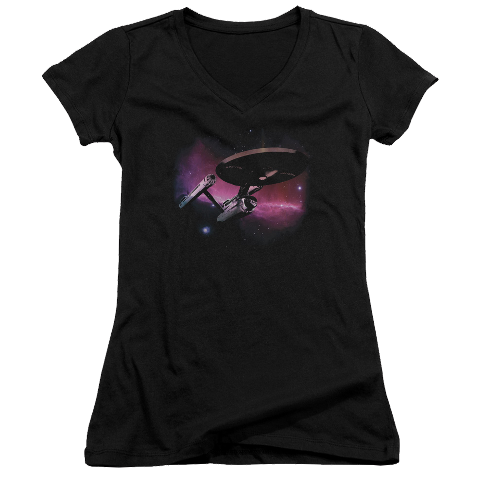 Star Trek Prime Directive Juniors V-Neck T-Shirt Juniors V-Neck T-Shirt Star Trek