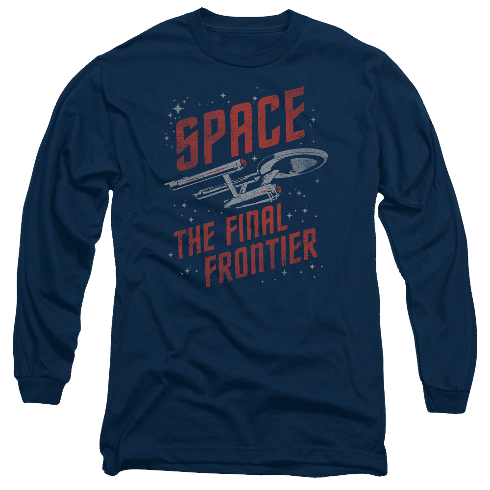 Star Trek Space Travel Men's Long Sleeve T-Shirt Men's Long Sleeve T-Shirt Star Trek