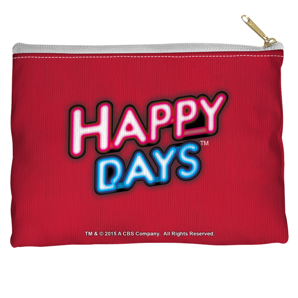 Happy Days Red Fonz - Straight Bottom Accessory Pouch Straight Bottom Accessory Pouches Happy Days
