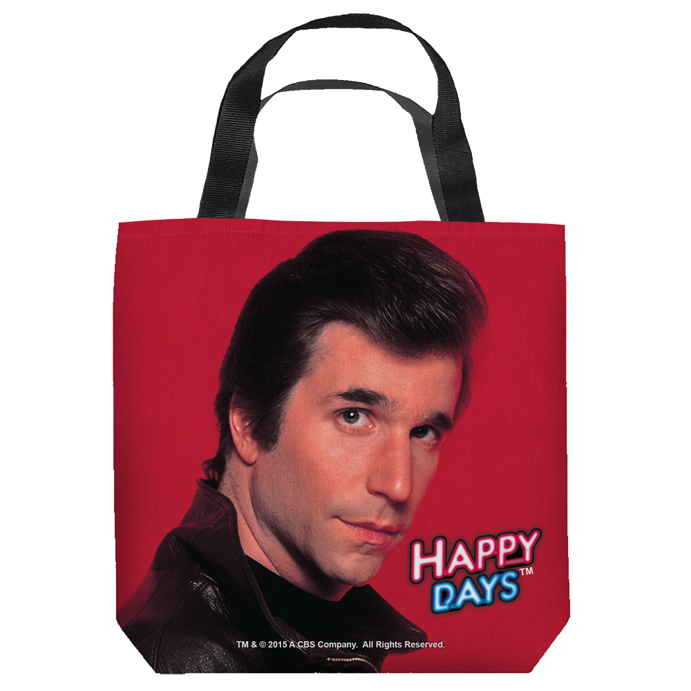 Happy Days Red Fonz - Tote Bag Tote Bags Happy Days