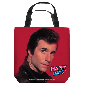Happy Days Red Fonz tote bag