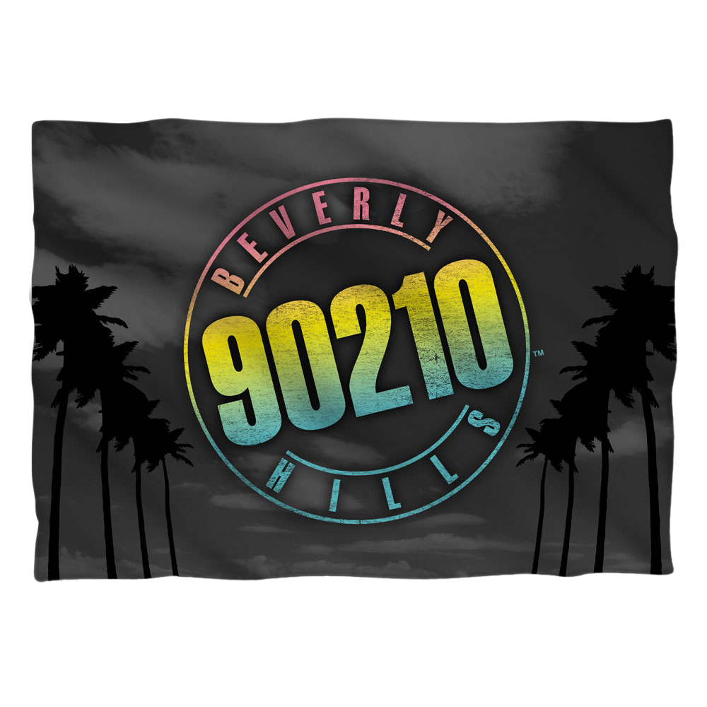 Beverly Hills 90210 Palms Logo - Pillow Case Pillow Cases Beverly Hills 90210