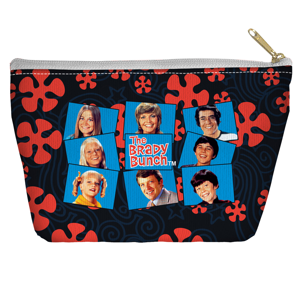 Brady Bunch, The Squares - Straight Bottom Accessory Pouch T Bottom Accessory Pouches Brady Bunch