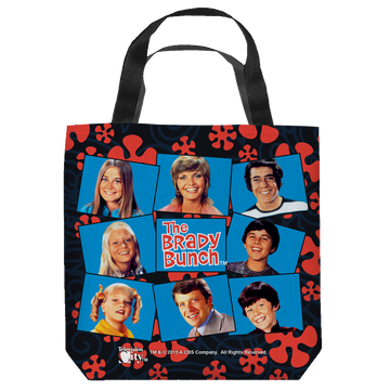 Brady Bunch Squares tote bag