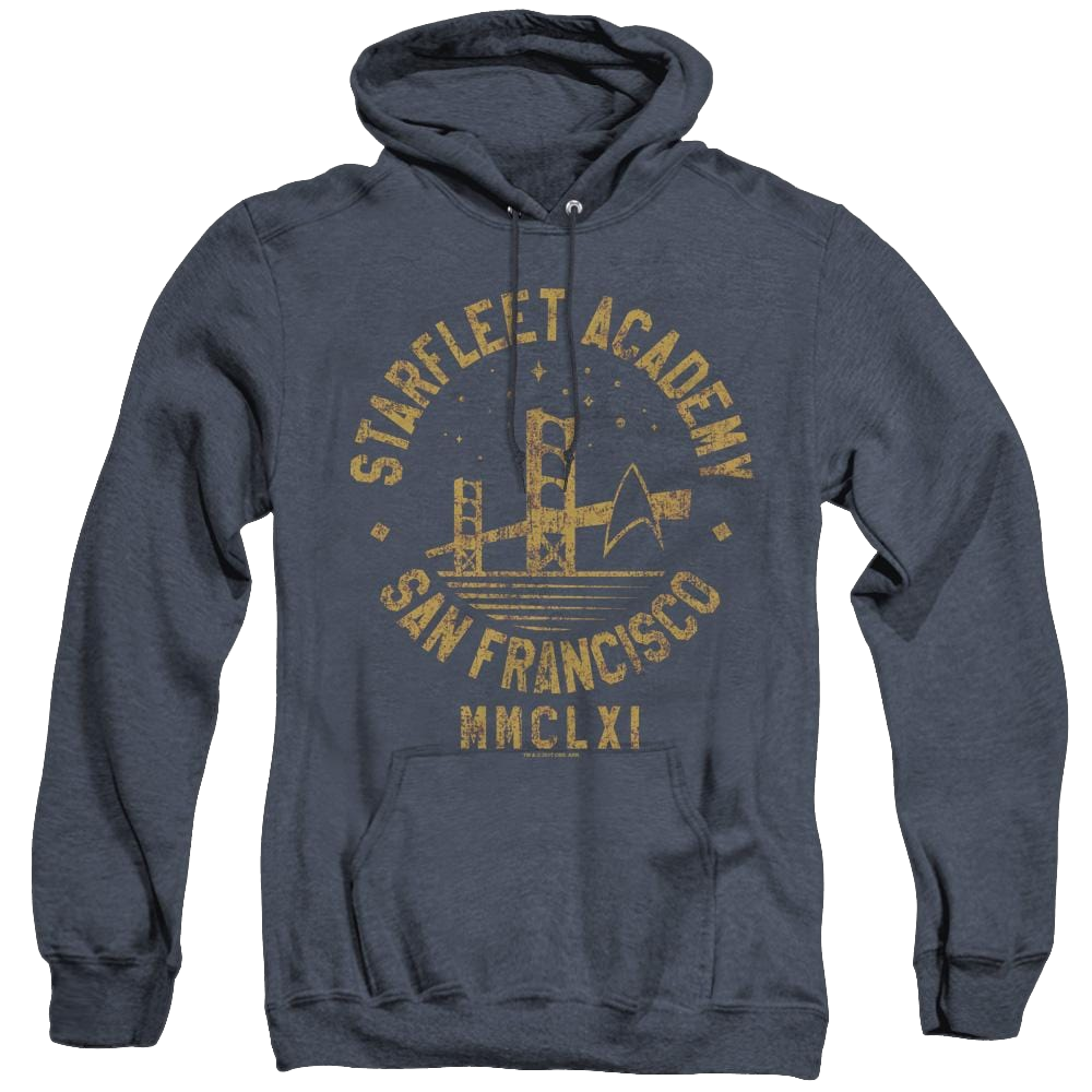 Star Trek The Original Series Collegiate Bridge - Heather Pullover Hoodie Heather Pullover Hoodie Star Trek