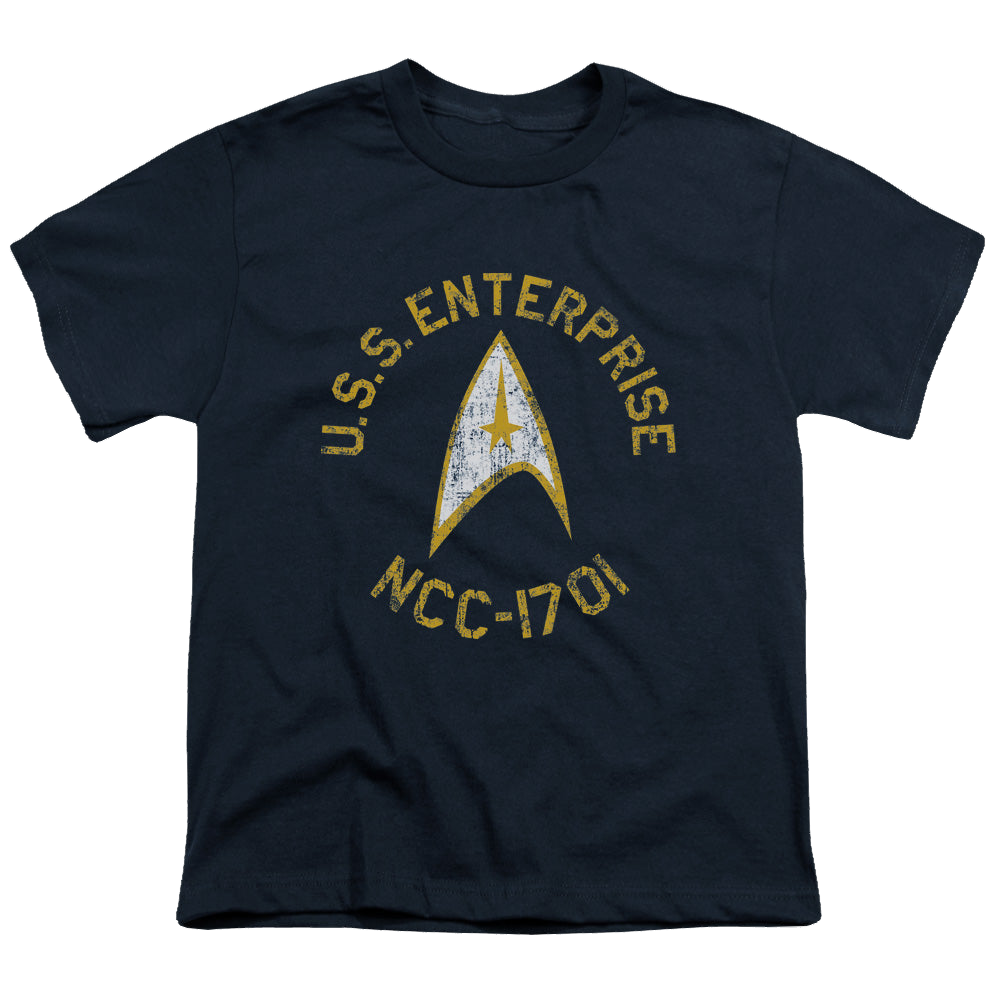 Star Trek The Original Series Collegiate - Youth T-Shirt Youth T-Shirt (Ages 8-12) Star Trek