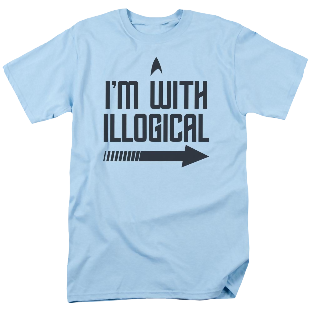 Star Trek The Original Series With Illogical - Men's Regular Fit T-Shirt Men's Regular Fit T-Shirt Star Trek
