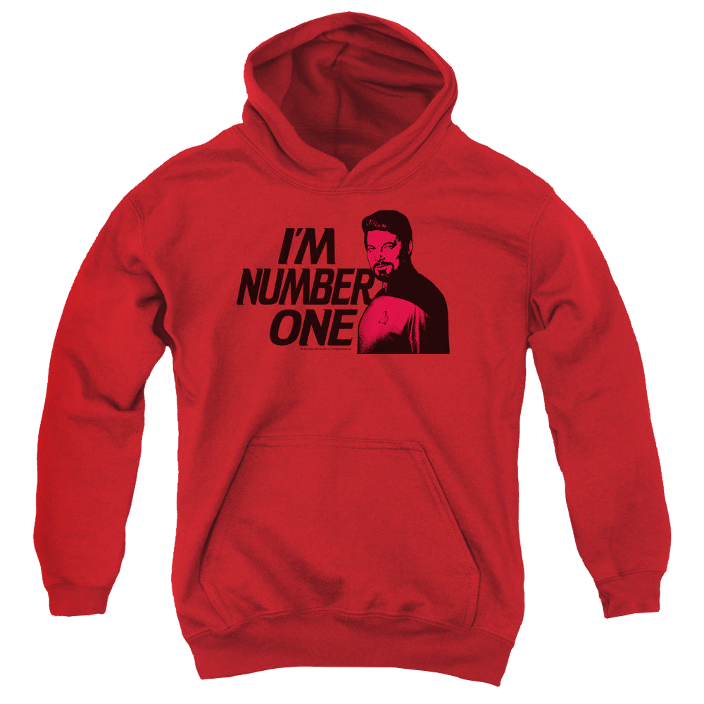 Star Trek The Next Generation Im Number One - Youth Hoodie Youth Hoodie (Ages 8-12) Star Trek