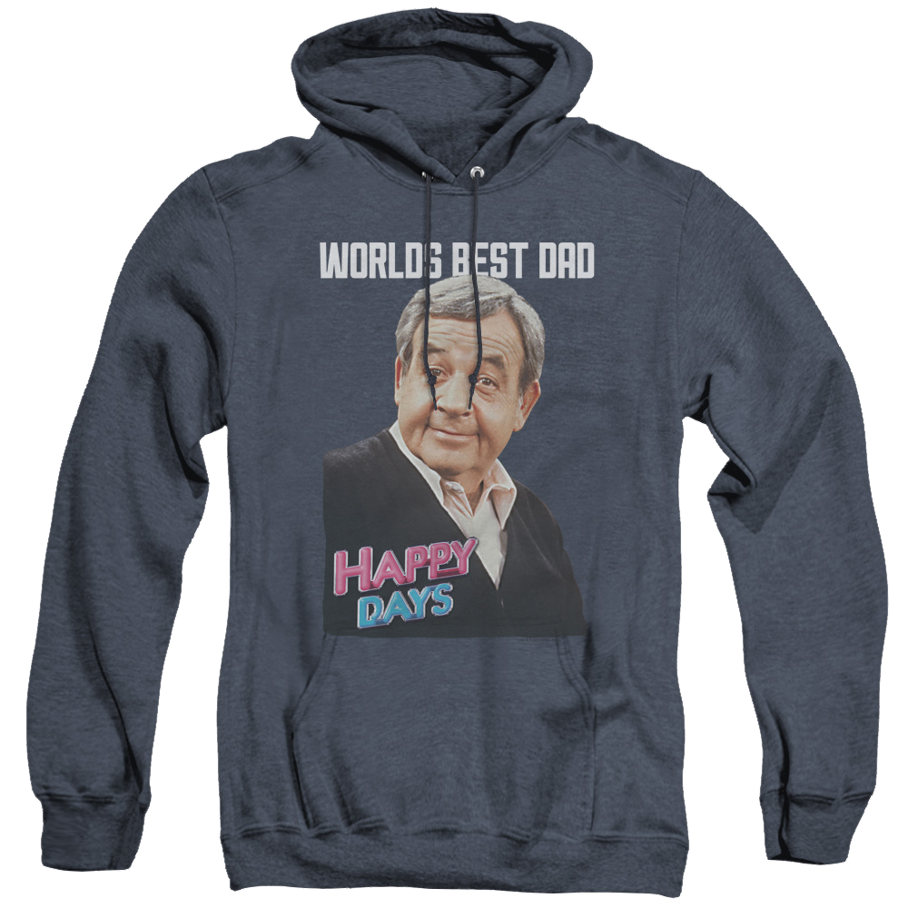 Happy Days Best Dad - Heather Pullover Hoodie Heather Pullover Hoodie Happy Days