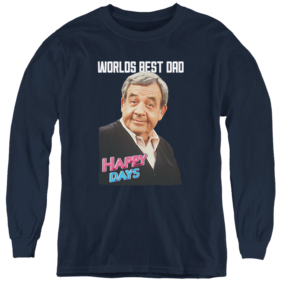 Happy Days Best Dad - Youth Long Sleeve T-Shirt Youth Long Sleeve T-Shirt Happy Days