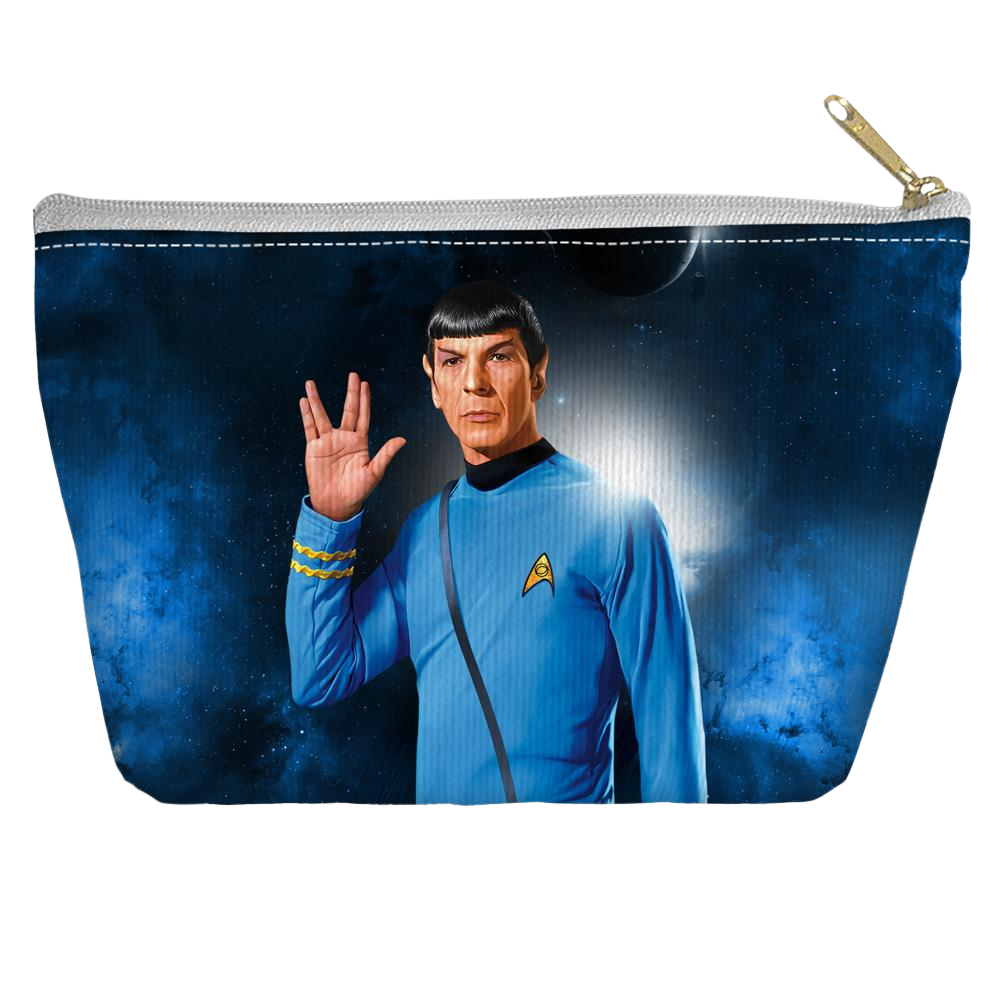 Star Trek The Original Series Spock - Straight Bottom Accessory Pouch T Bottom Accessory Pouches Star Trek