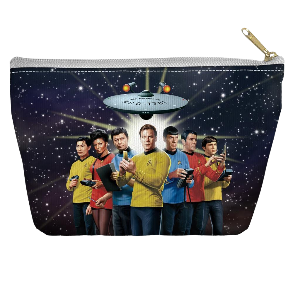 Star Trek - Original Crew Tapered Bottom Pouch T Bottom Accessory Pouches Star Trek