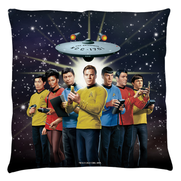 Star Trek Original Crew throw pillow