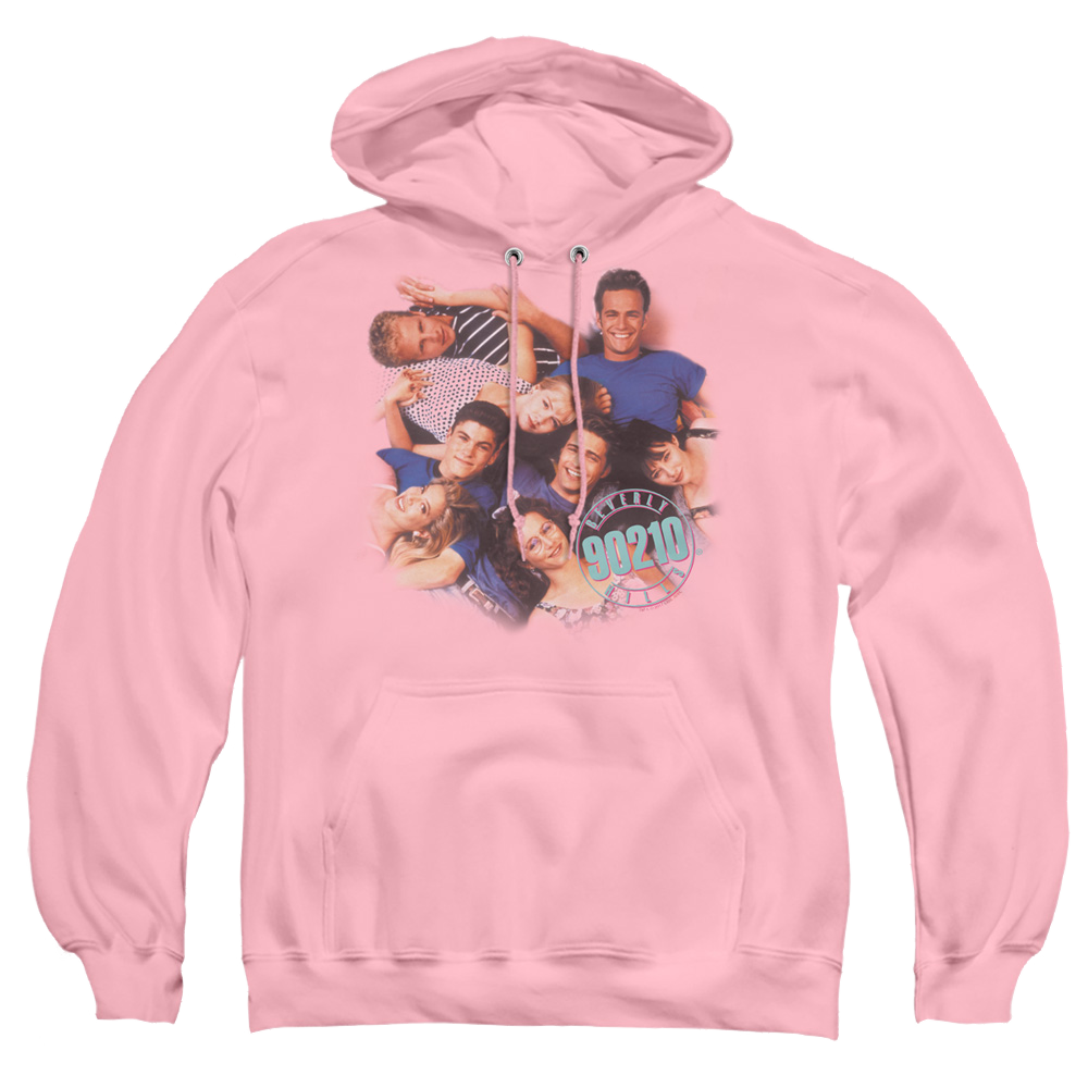 Beverly Hills 90210 Gang In Logo - Pullover Hoodie Pullover Hoodie Beverly Hills 90210