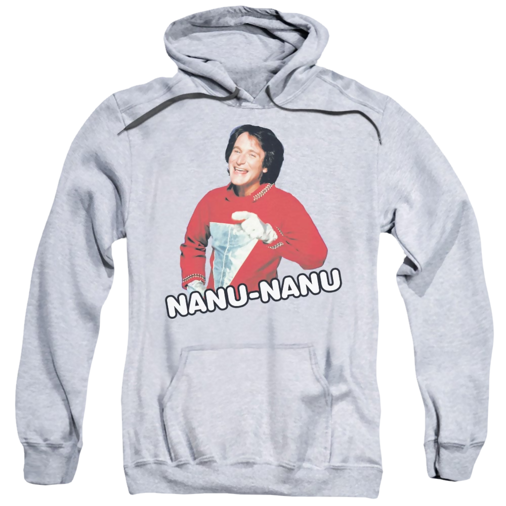 Mork & Mindy Catchphrase - Pullover Hoodie Pullover Hoodie Mork & Mindy