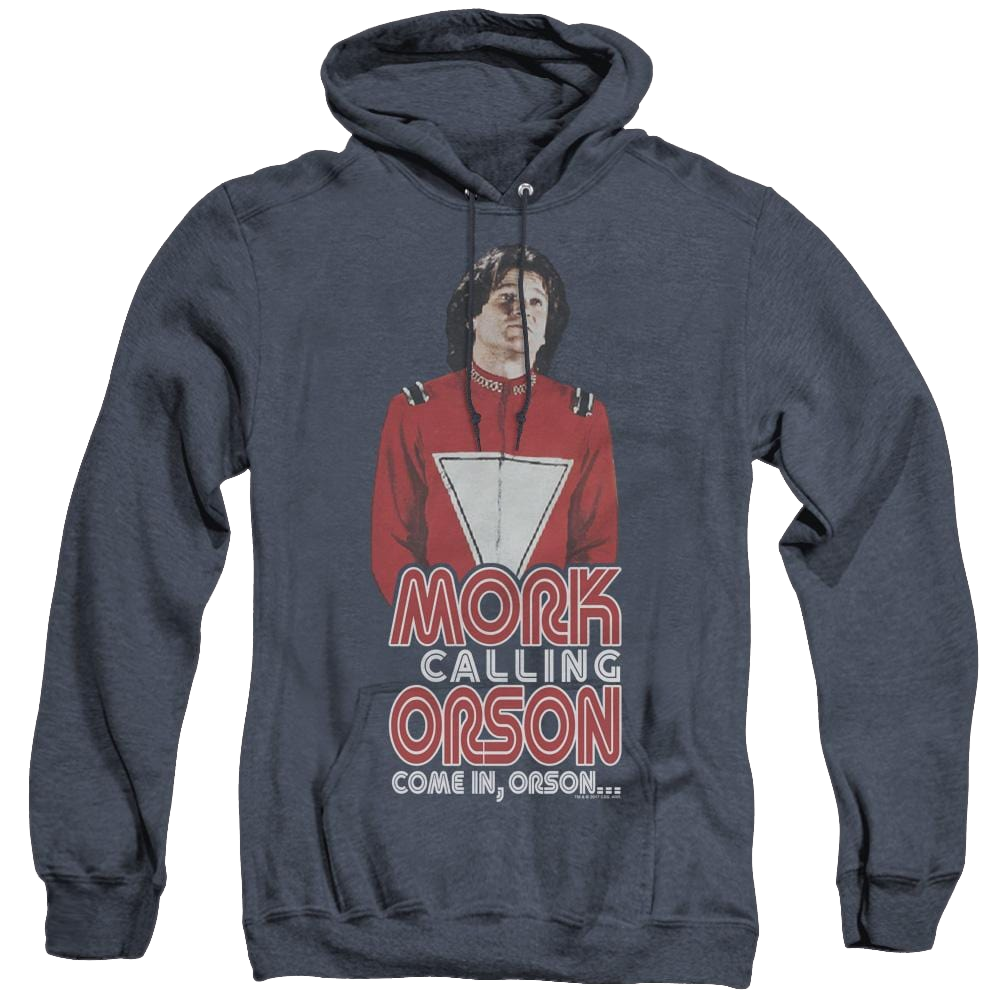 Mork & Mindy Come In Orson - Heather Pullover Hoodie Heather Pullover Hoodie Mork & Mindy