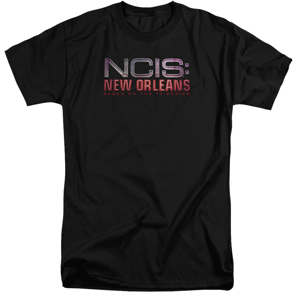 NCIS New Orleans Neon Sign - Men's Tall Fit T-Shirt Men's Tall Fit T-Shirt NCIS