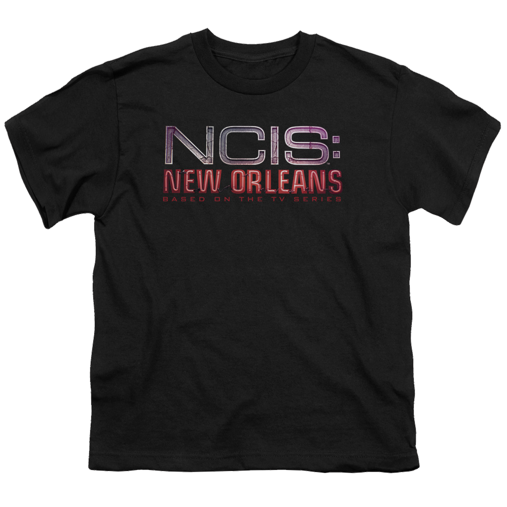 NCIS New Orleans Neon Sign - Youth T-Shirt Youth T-Shirt (Ages 8-12) NCIS