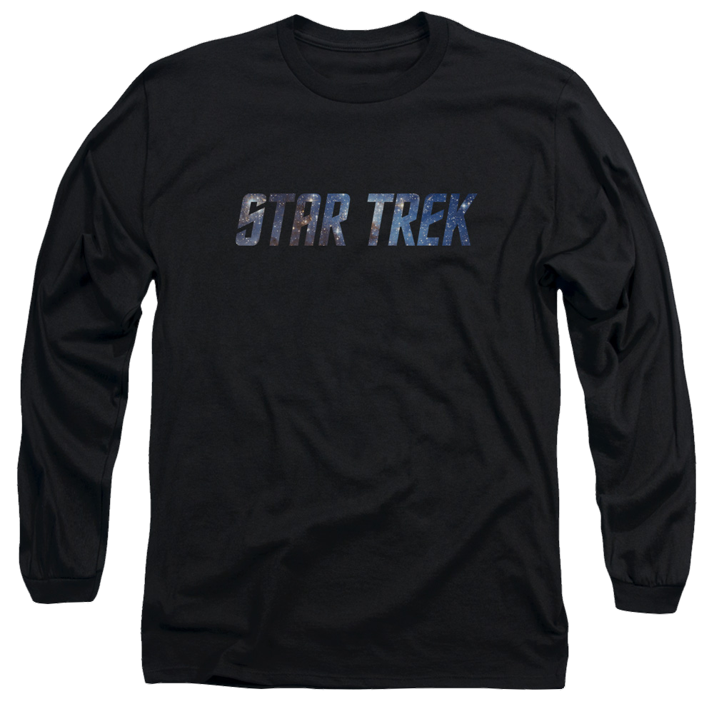 Star Trek Space Logo Men's Long Sleeve T-Shirt Men's Long Sleeve T-Shirt Star Trek