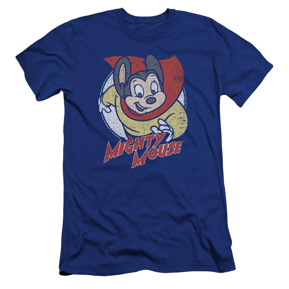 Mighty Mouse Mighty Circle - Men's Premium Slim Fit T-Shirt Men's Premium Slim Fit T-Shirt Mighty Mouse