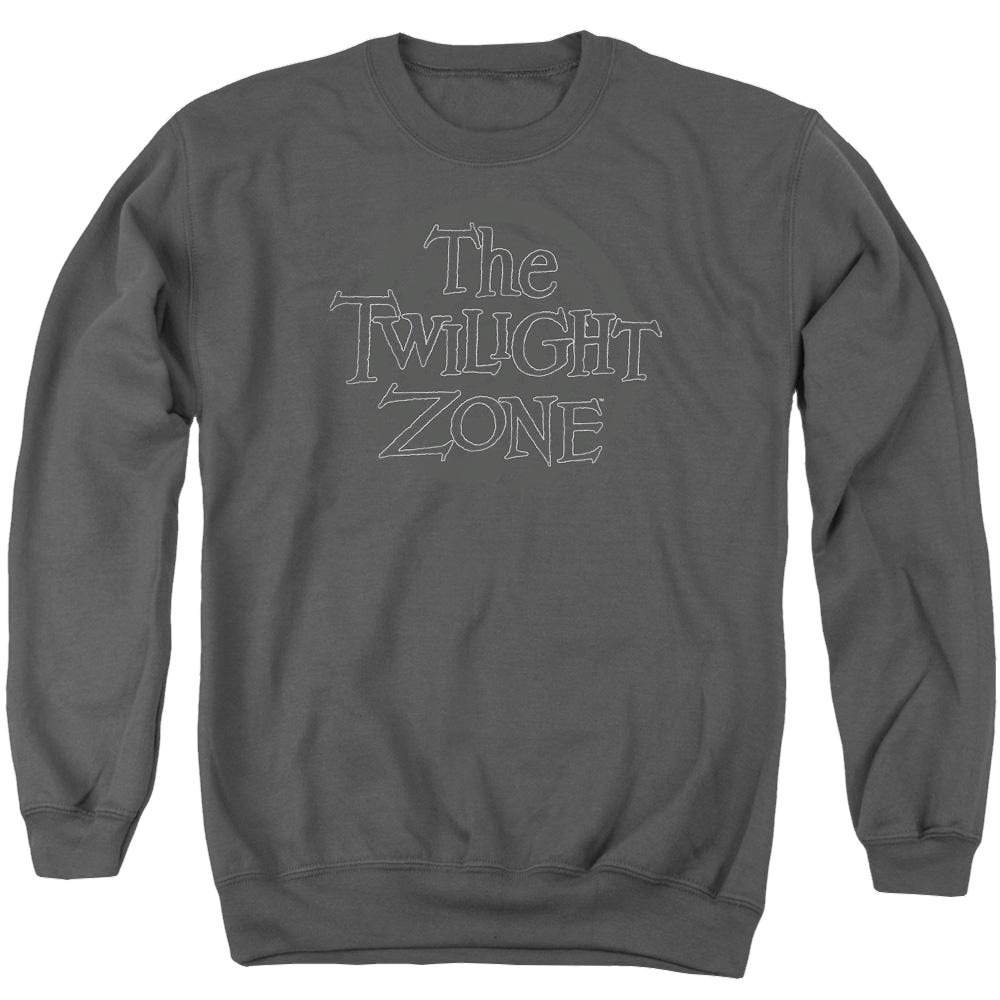 The Twilight Zone Spiral Logo Men's Crewneck Sweatshirt Men's Crewneck Sweatshirt The Twilight Zone