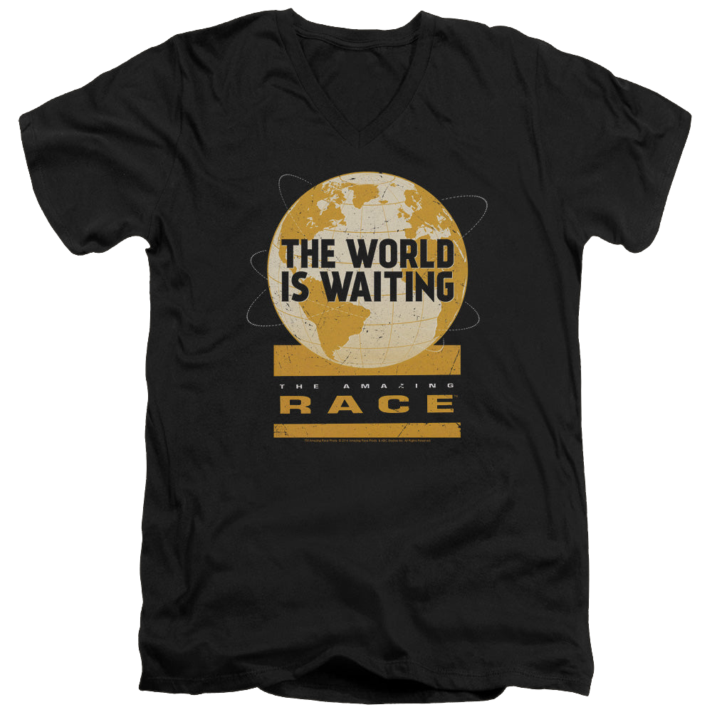 Amazing Race, The Waiting World - Men's V-Neck T-Shirt Men's V-Neck T-Shirt The Amazing Race