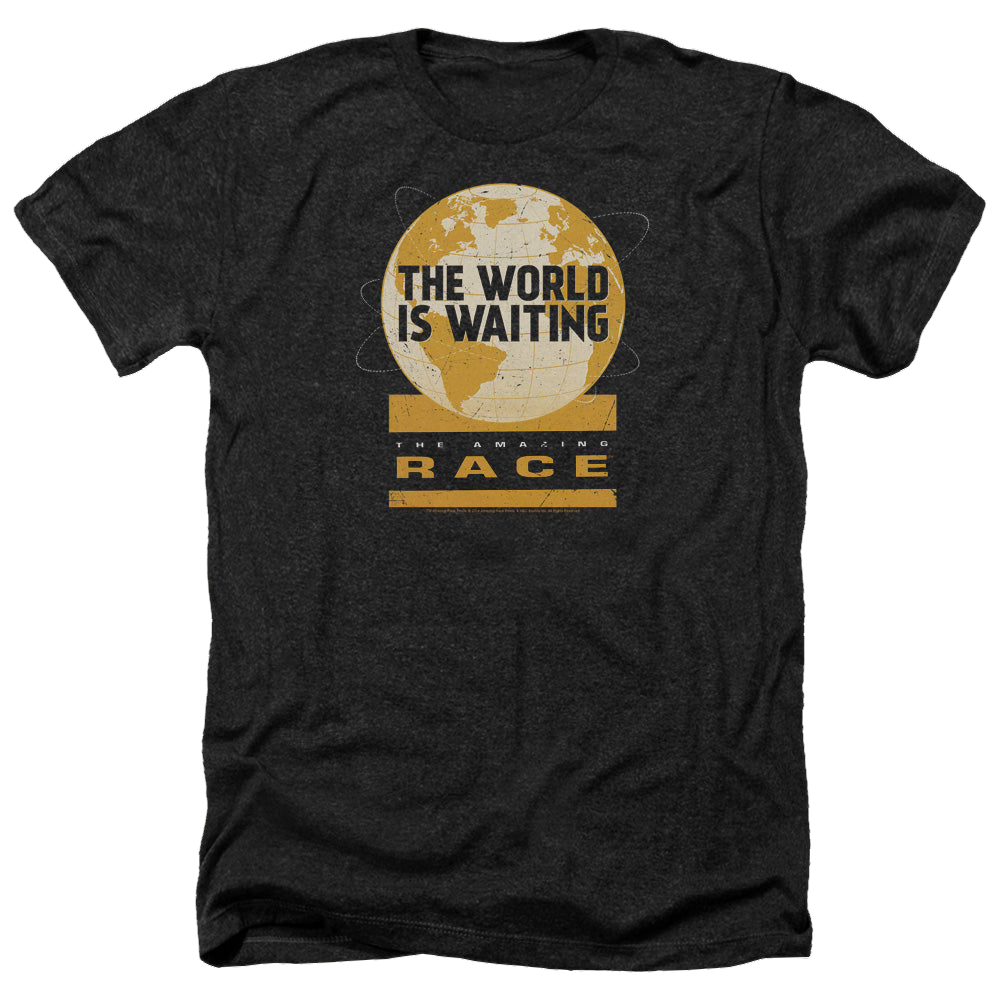 Amazing Race, The Waiting World - Men's Heather T-Shirt Men's Heather T-Shirt The Amazing Race