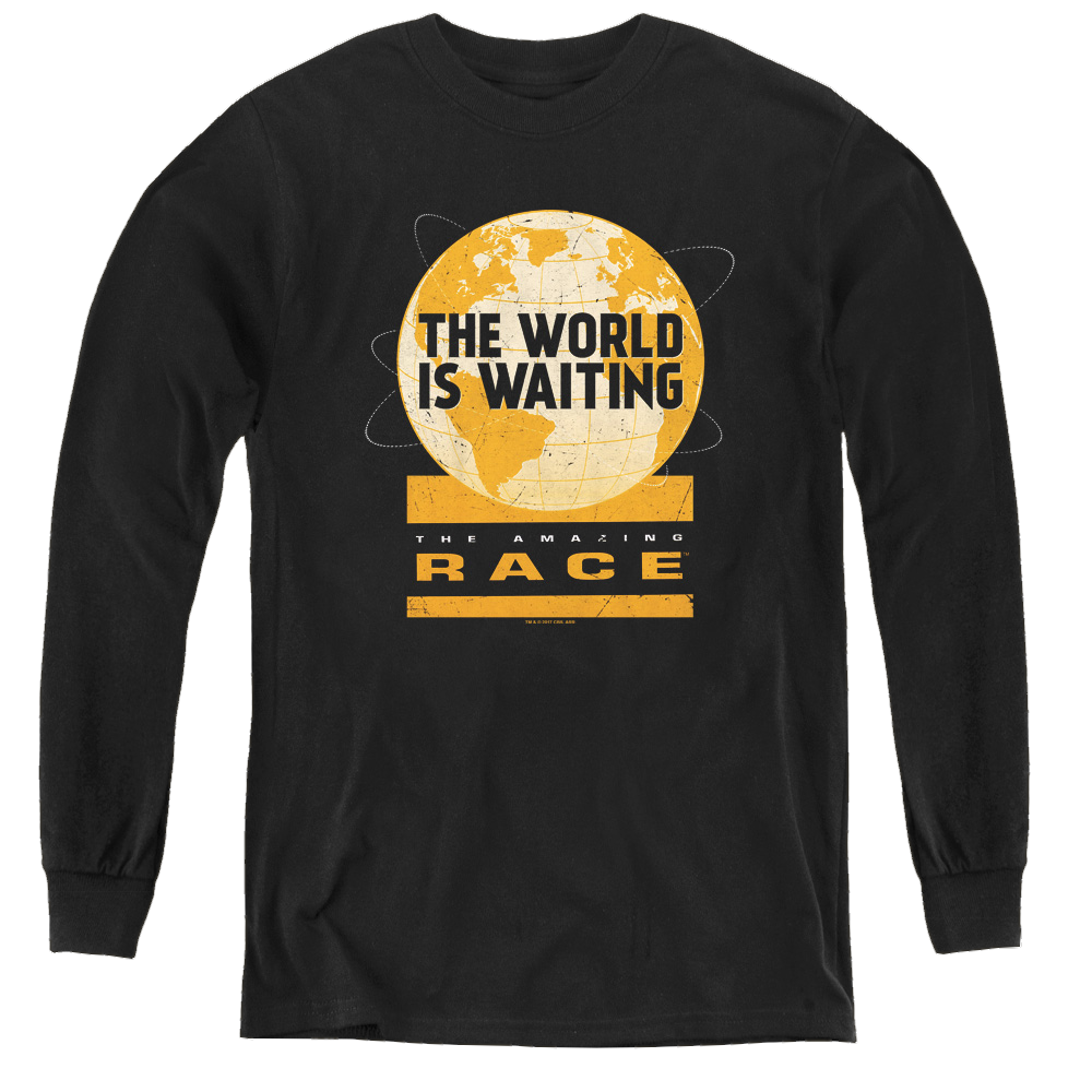 Amazing Race, The Waiting World - Youth Long Sleeve T-Shirt Youth Long Sleeve T-Shirt The Amazing Race