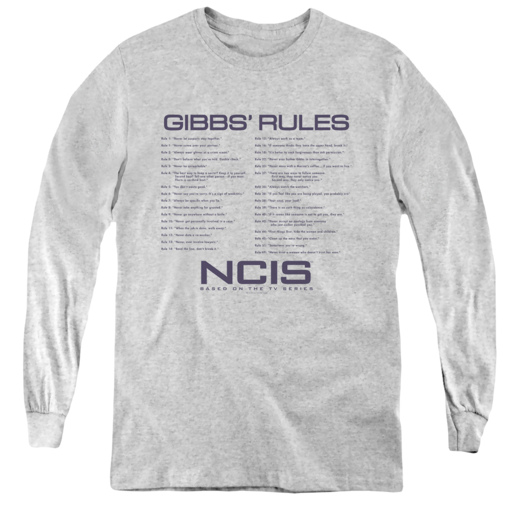 Ncis Gibbs Rules - Youth Long Sleeve T-Shirt – Sons of Gotham