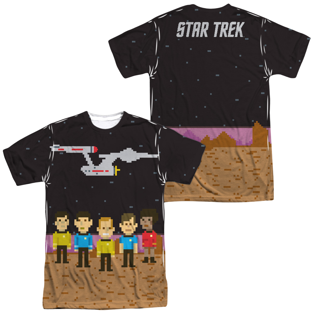 Star Trek Pixel Crew Men's All Over Print T-Shirt Men's All-Over Print T-Shirt Star Trek