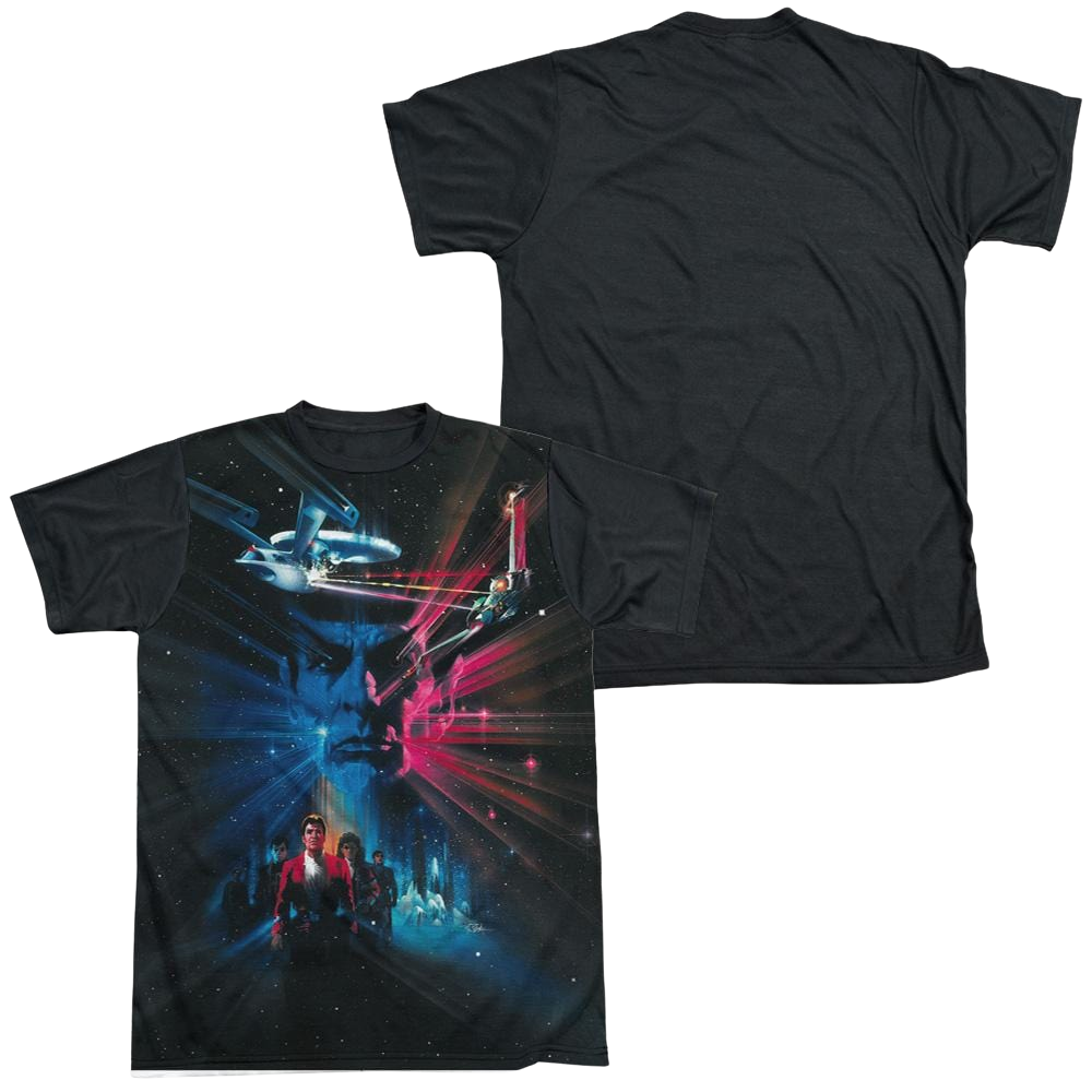 Star Trek St3 Poster Men's Black Back T-Shirt Men's Black Back T-Shirt Star Trek