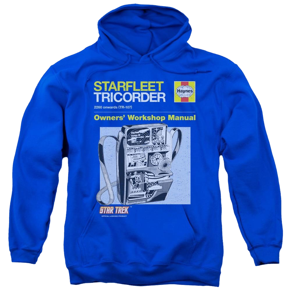 Star Trek Tricorder Manual Pullover Hoodie Pullover Hoodie Star Trek