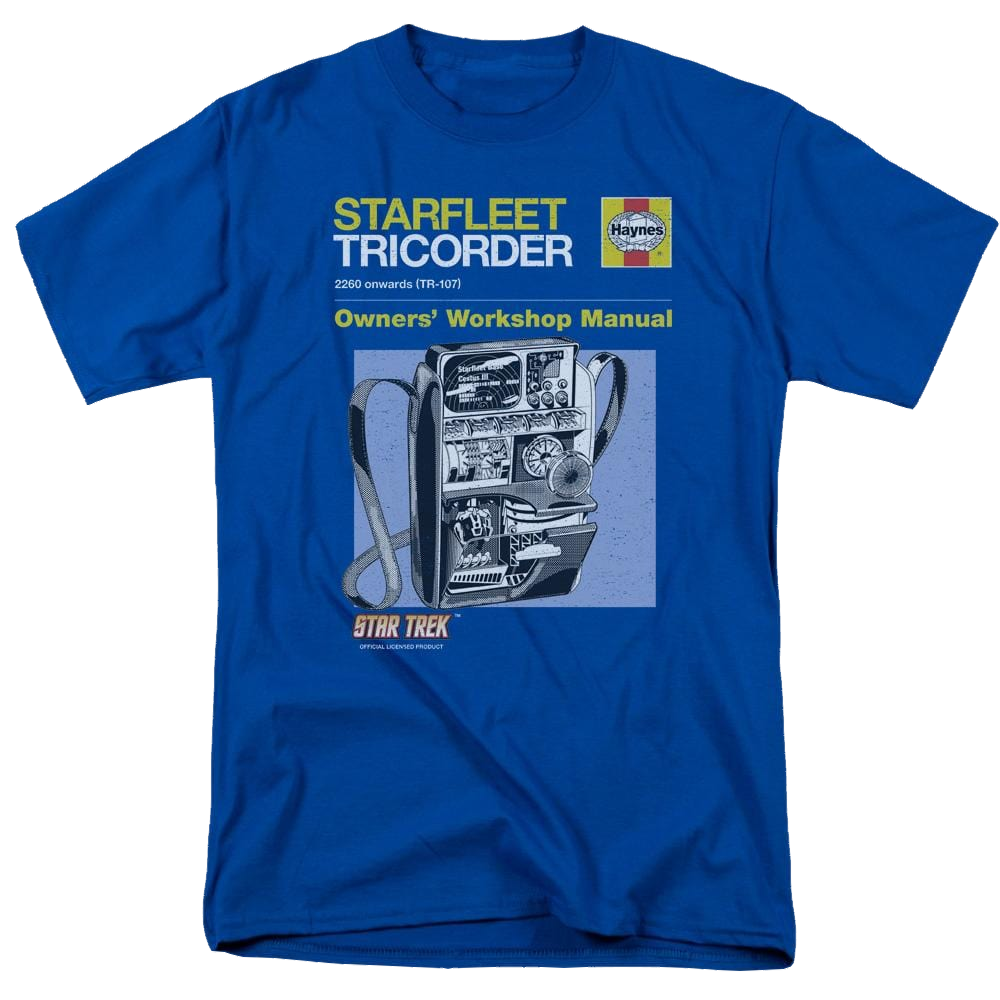 Star Trek Tricorder Manual Men's Regular Fit T-Shirt Men's Regular Fit T-Shirt Star Trek