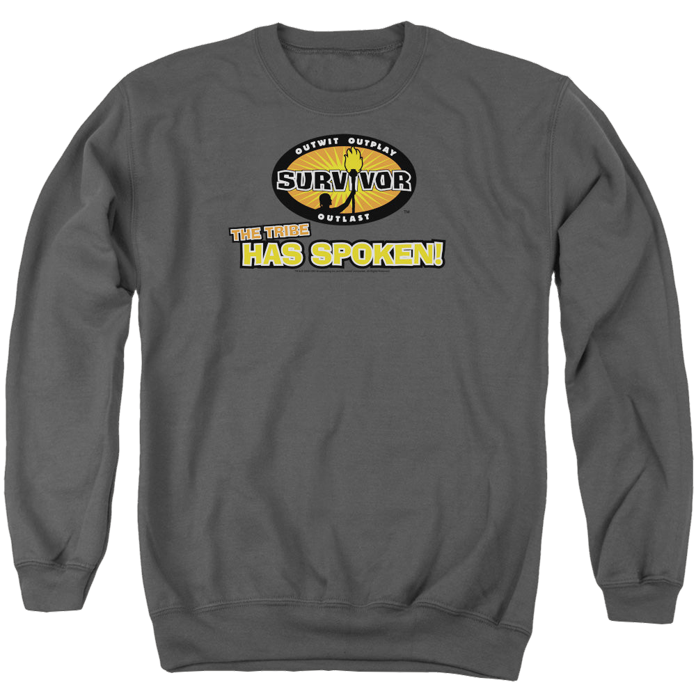Survivor Tribe Has Spoken - Men's Crewneck Sweatshirt Men's Crewneck Sweatshirt Survivor