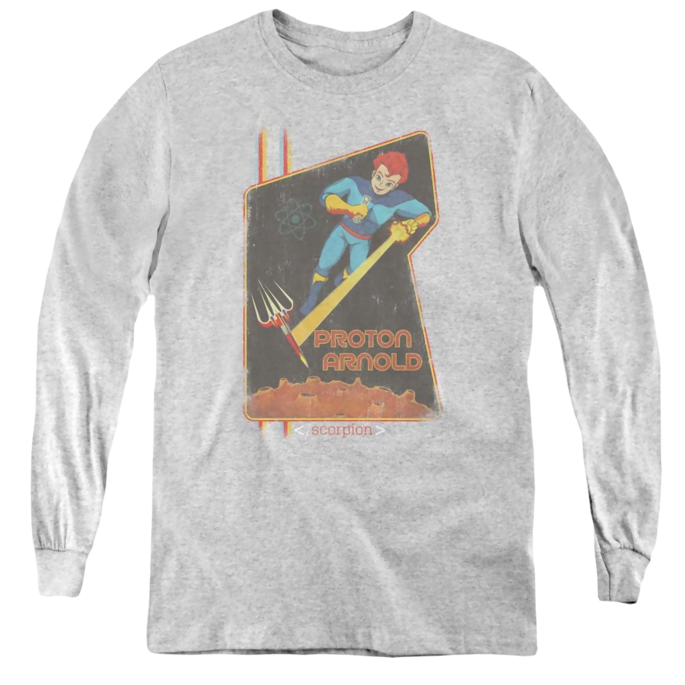Scorpion Proton Arnold Poster - Youth Long Sleeve T-Shirt Youth Long Sleeve T-Shirt Scorpion