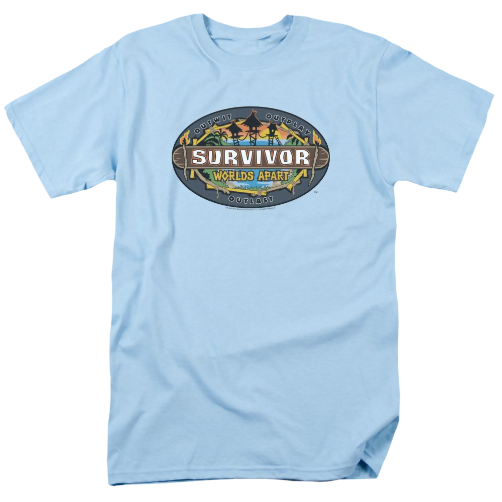 Survivor Worlds Apart Logo - Men's Regular Fit T-Shirt Men's Regular Fit T-Shirt Survivor