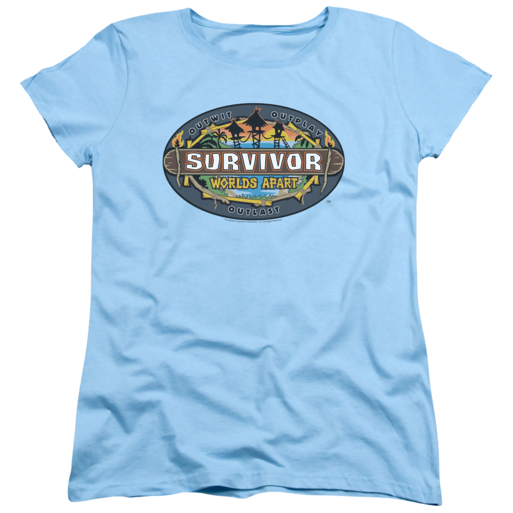 Survivor Worlds Apart Logo - Women's T-Shirt Women's T-Shirt Survivor