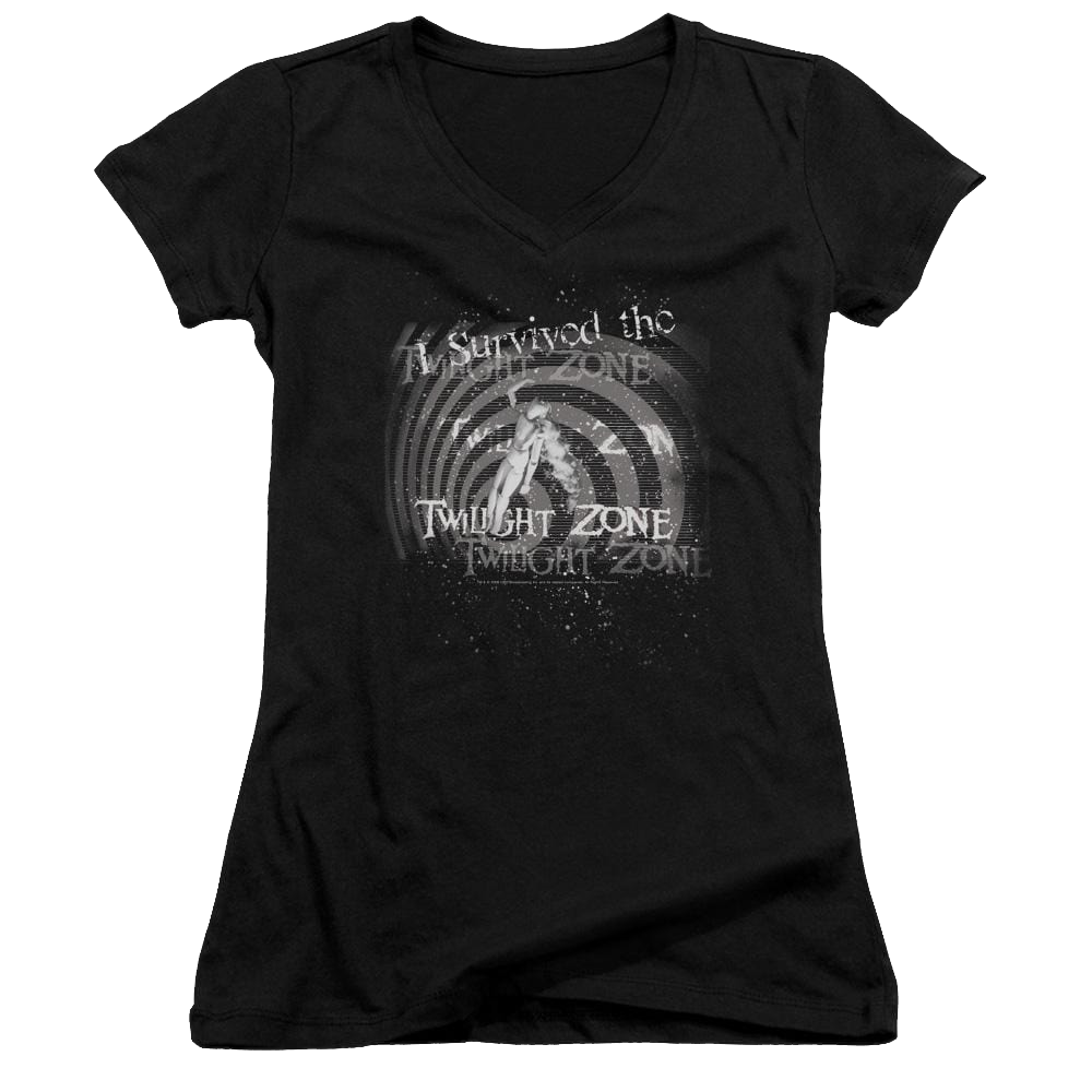 The Twilight Zone I Survived Juniors V-Neck T-Shirt Juniors V-Neck T-Shirt The Twilight Zone