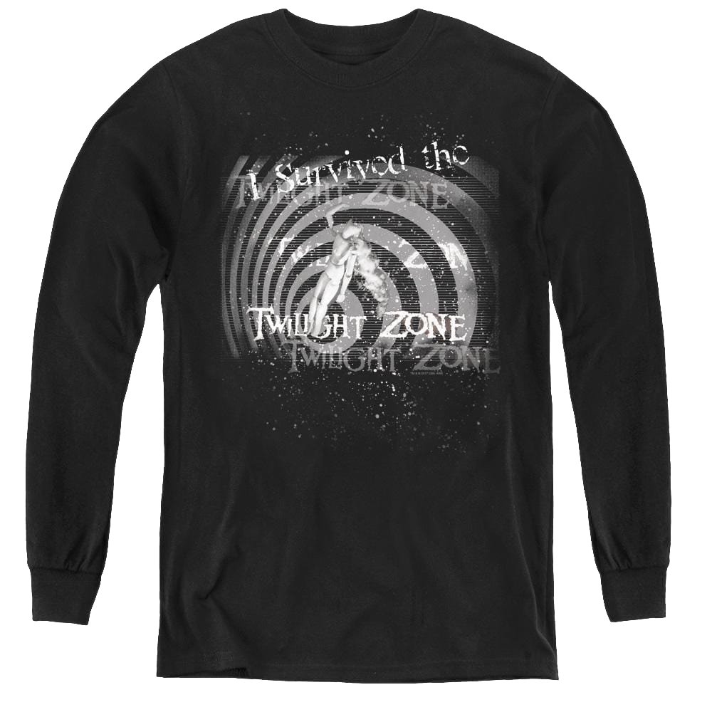 Twilight Zone, The I Survived - Youth Long Sleeve T-Shirt Youth Long Sleeve T-Shirt The Twilight Zone