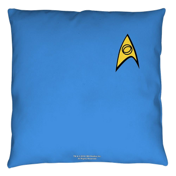 Star Trek The Original Series Science throw pillow